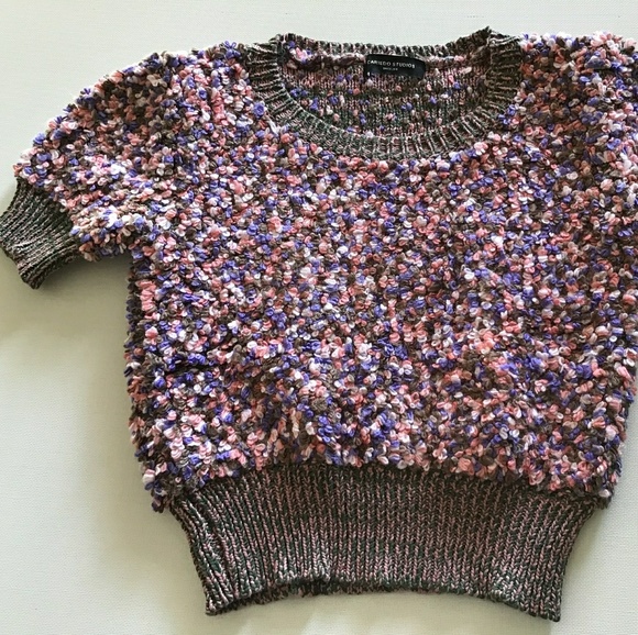 Girls sweater short sleeves multicolor - Picture 1 of 3